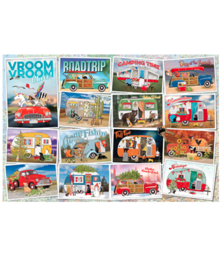 Vroom Vroom 2000 Piece Puzzle