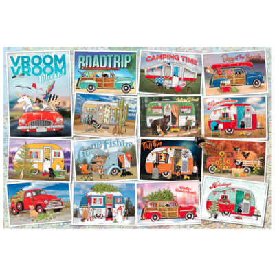 Vroom Vroom 2000 Piece Puzzle