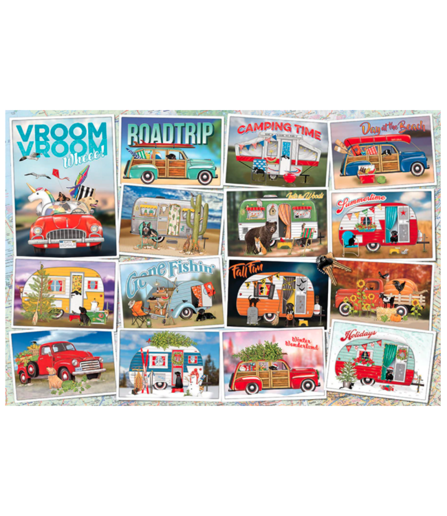 Vroom Vroom 2000 Piece Puzzle