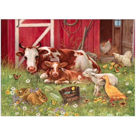 Barnyard Babies Family Puzzle 350pc