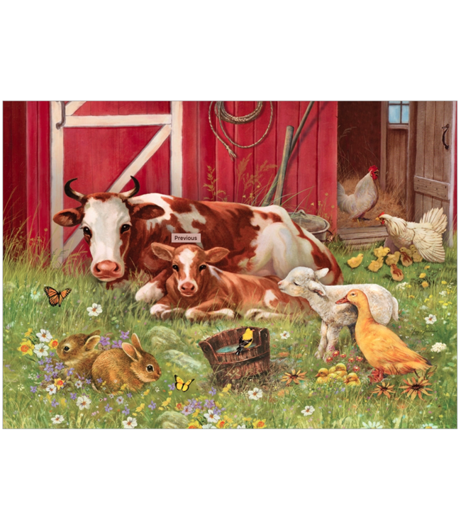 Barnyard Babies Family Puzzle 350pc