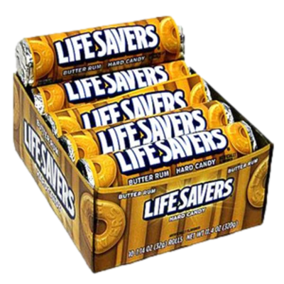 Wrigley Life Savers Butter Rum (each)