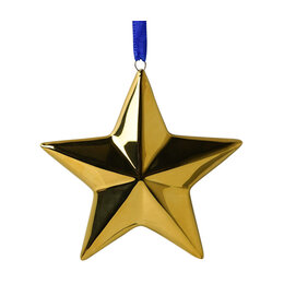 Star - Gold Christmas Ornament