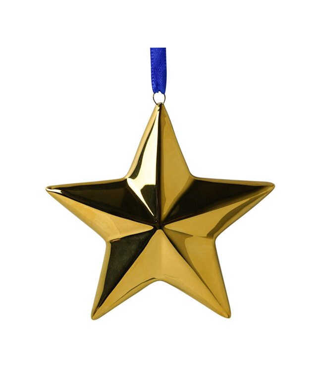 Star - Gold Christmas Ornament