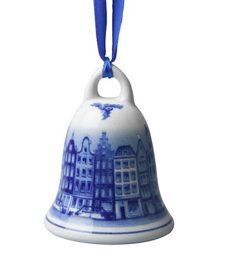 Bell - Delft Blue Canal Houses Christmas Ornament