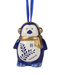 Penguin - Delft Blue & Gold Christmas Ornament 7cm