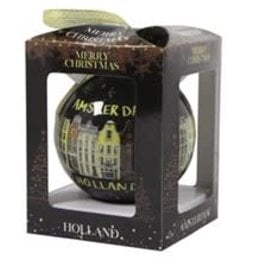 Ball - Gift Box Amsterdam Holland Canal Houses  (Plastic)