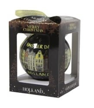 Ball - Gift Box Amsterdam Holland Canal Houses  (Plastic)