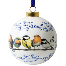 Forest Birds Christmas Ornament 8cm (Large)