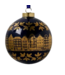 Ball - Blue & Gold Canal Houses 8cm (Large)