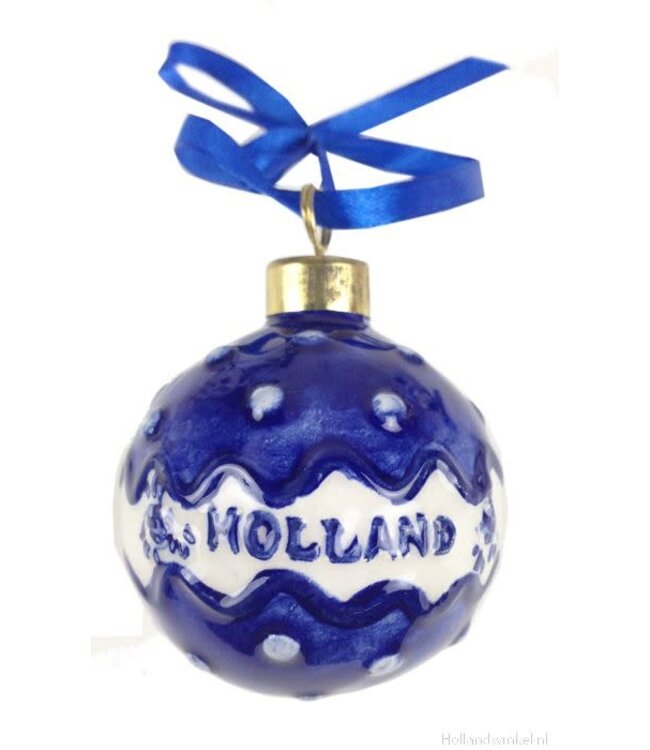 Ball - Delft Blue Holland Christmas Ornament