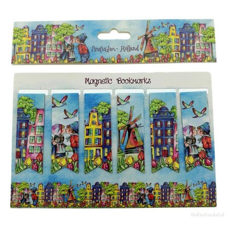 Amsterdam Holland Magnetic Bookmarks