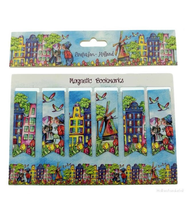 Amsterdam Holland Magnetic Bookmarks