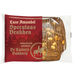 De Ruiter Luxe Speculaas Brokken w/ Almonds 450g