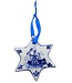 Star - Delft Blue Christmas Ornament 5cm
