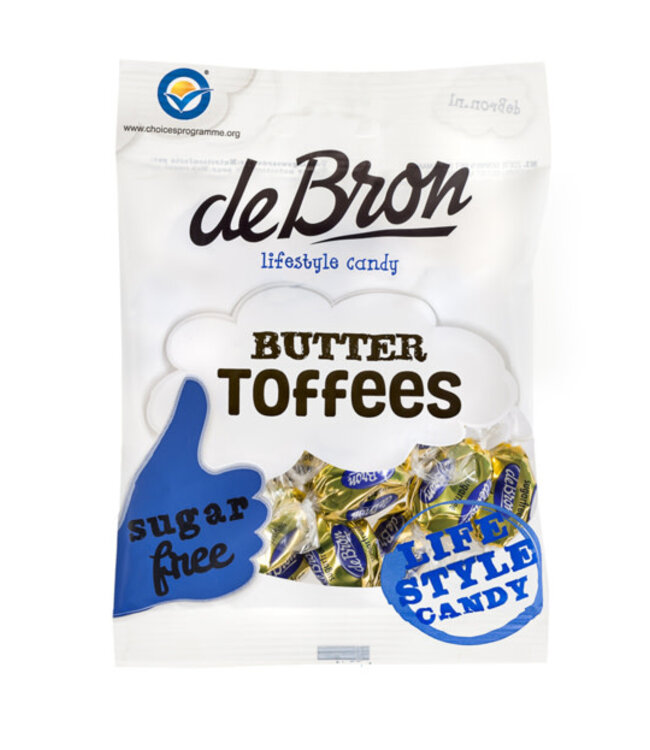 deBron Butter Toffees Sugar Free 70g