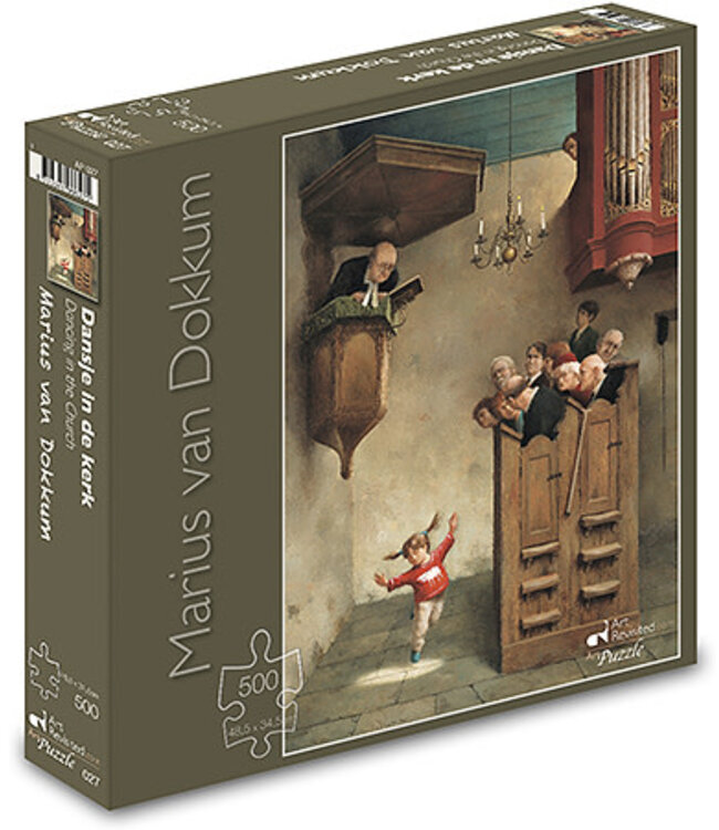 Marius van Dokkum Dancing in the Church Puzzle 500pc