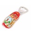 Red Gold Holland Wooden Shoe Bottle Opener