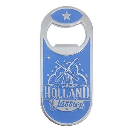 Holland Classic Blue Windmill Bottle Opener