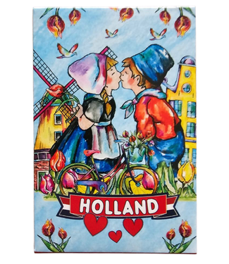 Kissing Couple Playing Cards