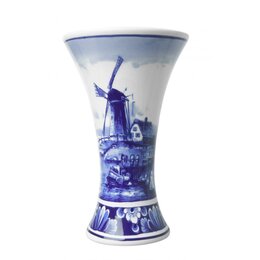 Delft Blue Chalice Vase - Landscape