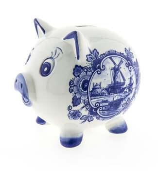 Delft Blue Piggy Bank