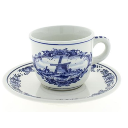 Delft Blue Windmill Cup & Saucer