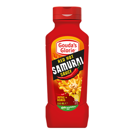Gouda's Glorie Red Hot Samurai Sauce 550ml