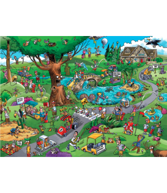 DoodleTown: Par for the Course Puzzle 1000pc