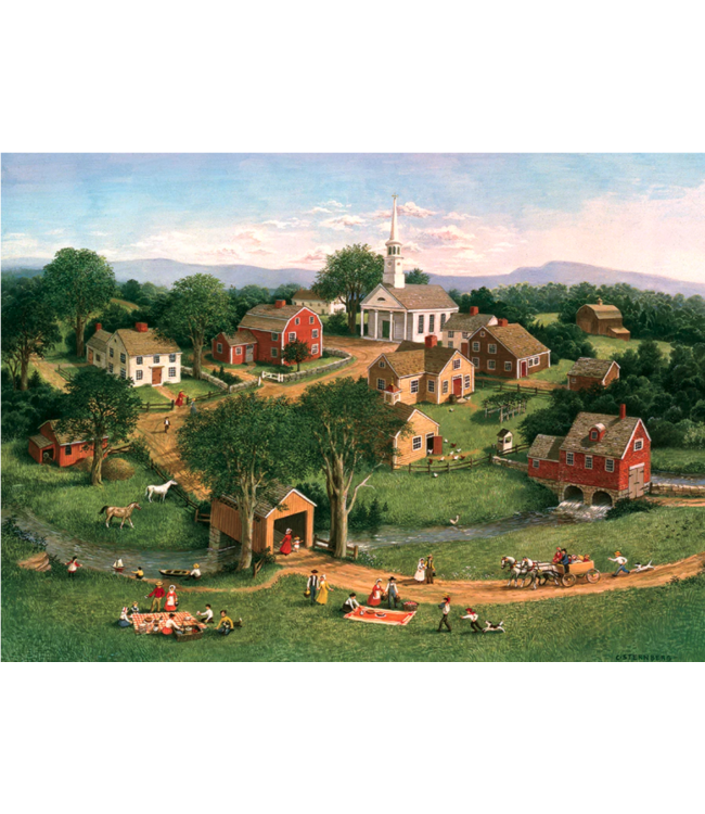Picnic by the Bridge Puzzle 1000pc