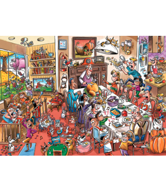 DoodleTown: Thanksgiving Puzzle 1000pc