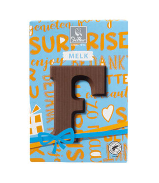 DeHeer Milk Chocolate Letter 65g F