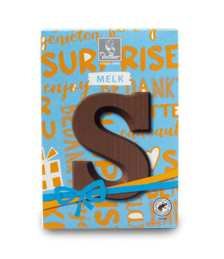 DeHeer Milk Chocolate Letter 65g S