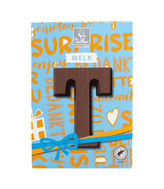 DeHeer Milk Chocolate Letter 65g T
