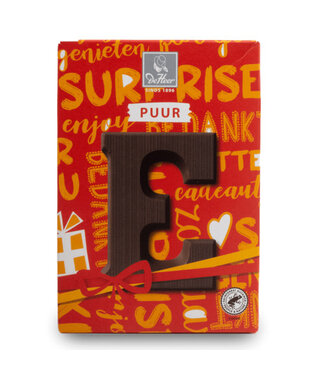 DeHeer Dark Chocolate Letter 65g E