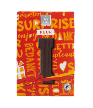 DeHeer Dark Chocolate Letter 65g I