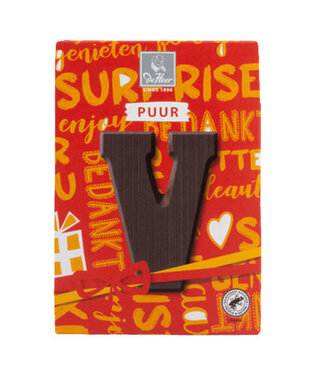 DeHeer Dark Chocolate Letter 65g V