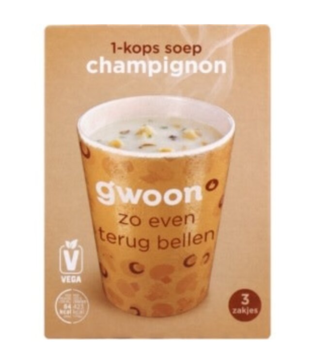 Gwoon Mushroom Cup a Soup 55.5g