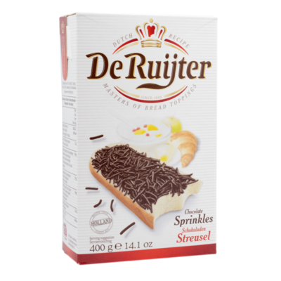 De Ruijter Dark Chocolate Sprinkles 400g