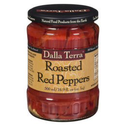 Dalla Terra Roasted Red Peppers 500ml