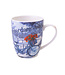 Heinen Delft Blue Amsterdam Bike Tulips Mug