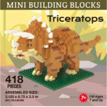 Triceratops - Mini Building Blocks