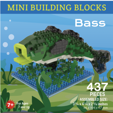 Bass (Fish) - Mini Building Blocks