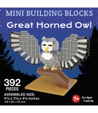 Great Horned Owl - Mini Building Blocks
