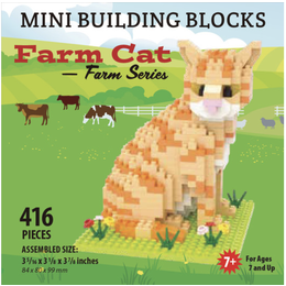 Farm Cat- Mini Building Blocks