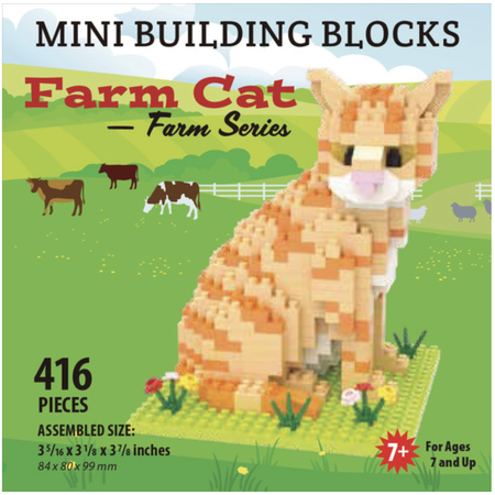 Farm Cat- Mini Building Blocks