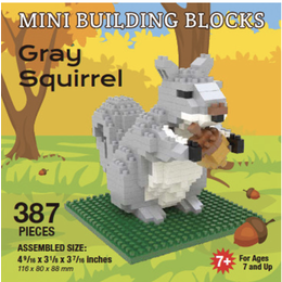 Gray Squirrel  - Mini Building Blocks
