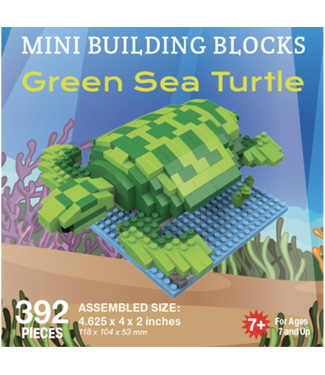 Green Sea Turtle - Mini Building Blocks
