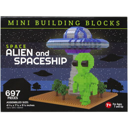 Alien and Spaceship - Mini Building Blocks