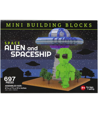 Alien and Spaceship - Mini Building Blocks